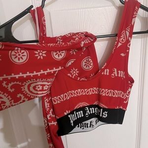 Palm Angels Leggings Set Size Small